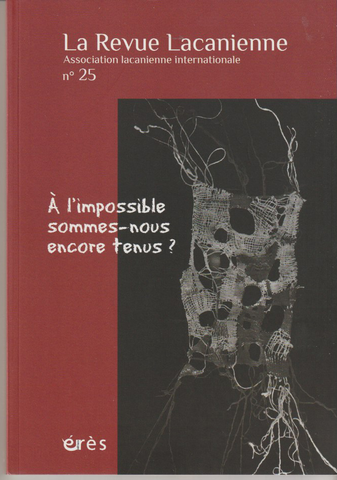 À l'impossible sommes-nous encore tenus?