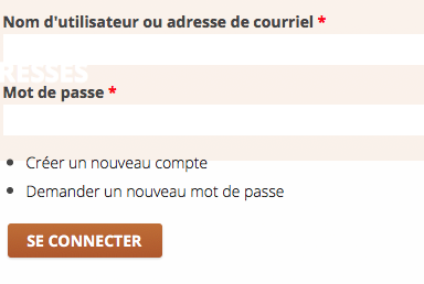 mot de passe