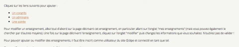 enseignement