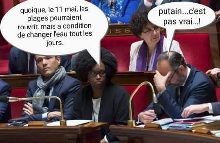 sous le déconfinement la plage