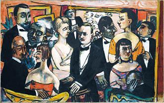 Société parisienne (tableau de Beckmann)