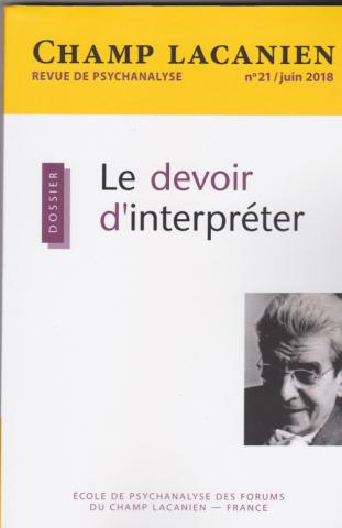 le devoir d'interpréter