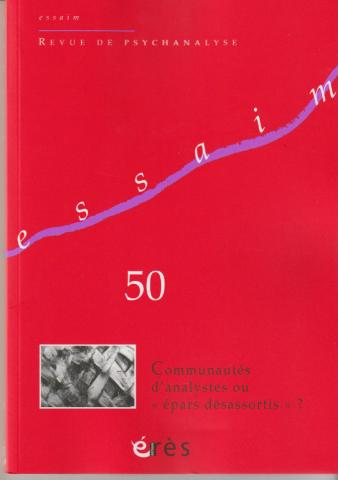 Communautés d'analystes ou "épars désassortis" ?