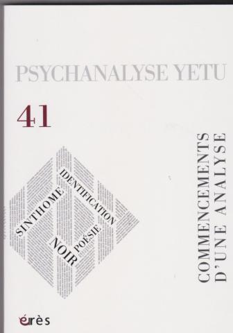début de psychanalyse