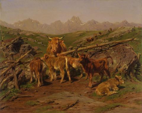 sevrage des veaux Rosa Bonheur