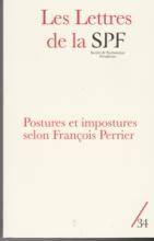 Les lettres de la Société de Psychanalyse Freudienne (11/2015 : Postures et impostures selon François Perrier)