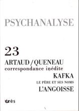 Psychanalyse (1/2012 : Artaud/Queneau)