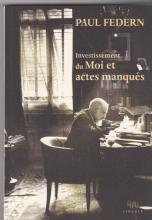 Investissement du moi et actes manqués