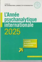 L'année psychanalytique internationale