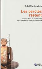 Les paroles restent. Conversations en psychanalyse avec Nils Gascuel et Marie-Jeanne Sala