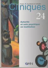 Autorité et soin psychique en institution