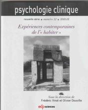 Expériences contemporaines de l'"habiter"