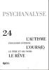 Psychanalyse (6/2012 : L'Autisme/l'ours(e) Le rêve)