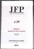 Journal Français de Psychiatrie (9/2013 : Catatonie: question sur la vie et la mort)